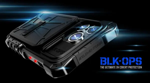 Element Case รุ่น Black Ops - เคส iPhone 14 Pro - สี Black