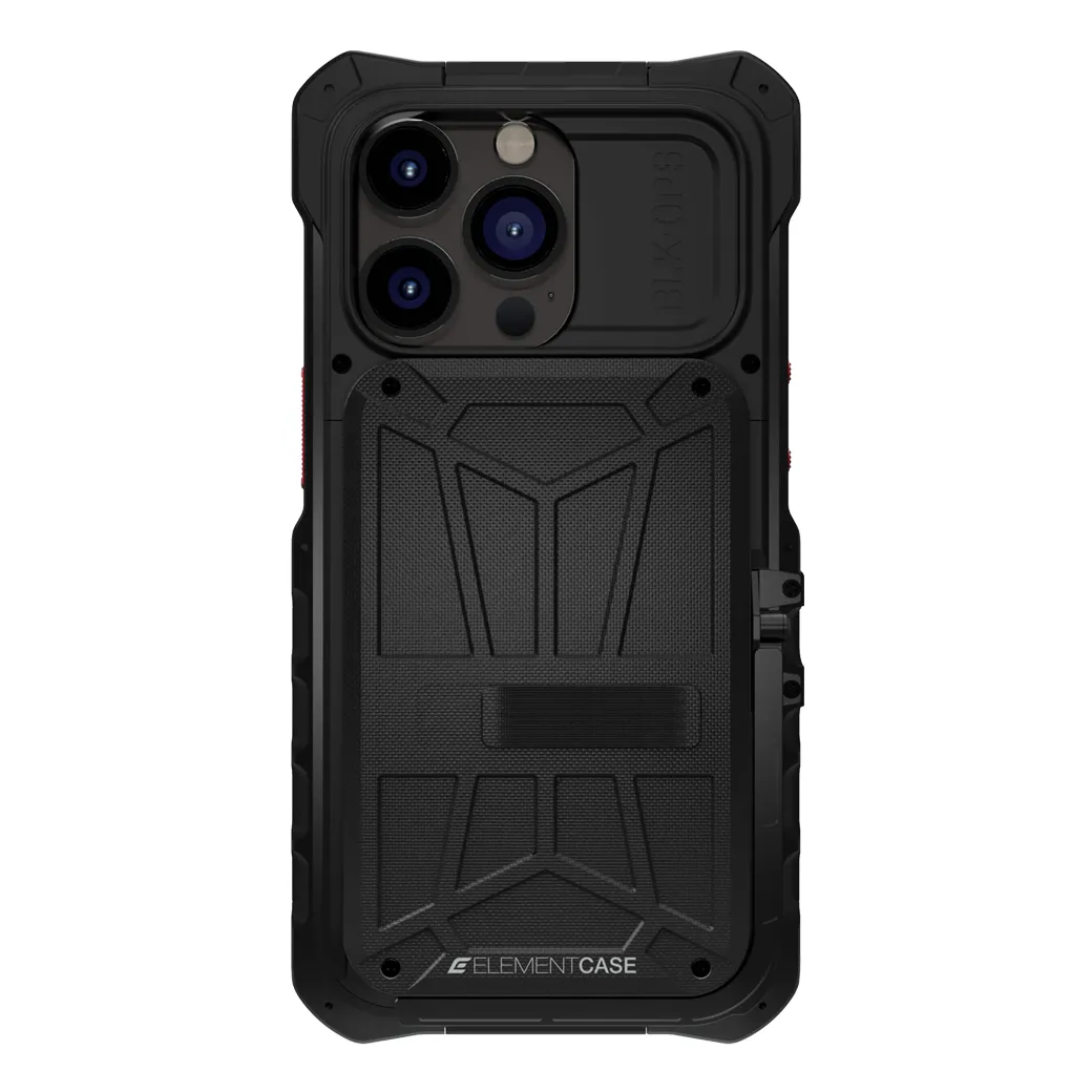 Element Case รุ่น Black Ops - เคส iPhone 14 Pro Max - สี Black