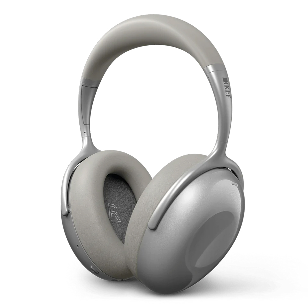 หูฟัง KEF รุ่น Mu7 Noise Cancelling Over Ear Wireless Headphones - สี Silver Grey