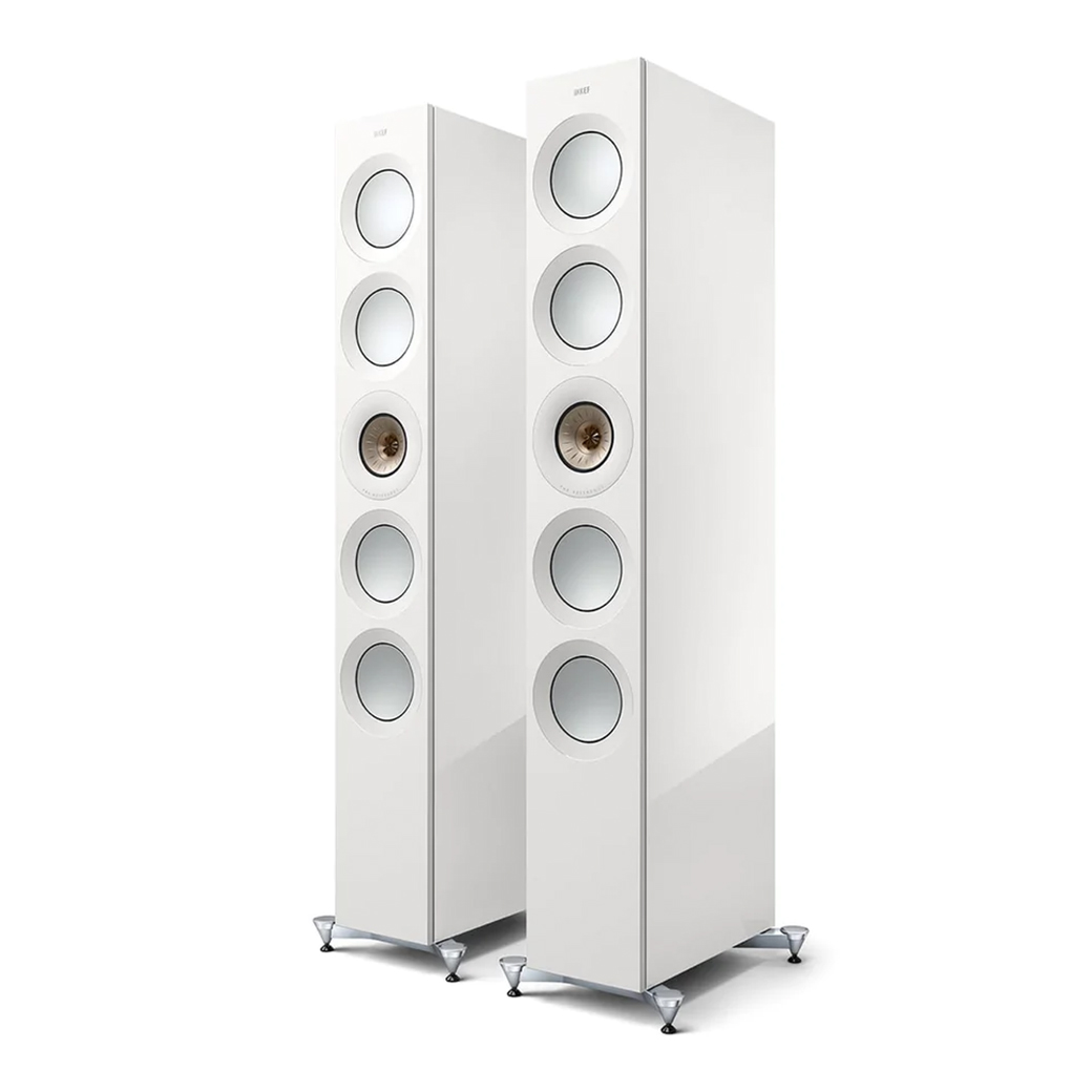 ลำโพง KEF รุ่น Reference 5 Meta - สี High Gloss White/Champagne