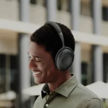 หูฟัง KEF รุ่น Mu7 Noise Cancelling Over Ear Wireless Headphones - สี Silver Grey - Image 11