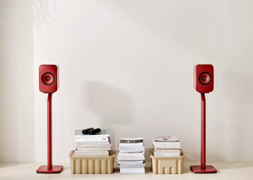 ขาตั้งลำโพง KEF สำหรับ LSX II รุ่น S1 Floor Stand (เซ็ตคู่) - สี Crimson Red - Image 3