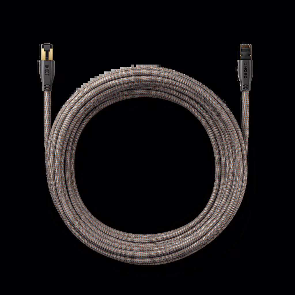 สายเคเบิล KEF รุ่น K-Stream 8M CAT6 - สี Titanium