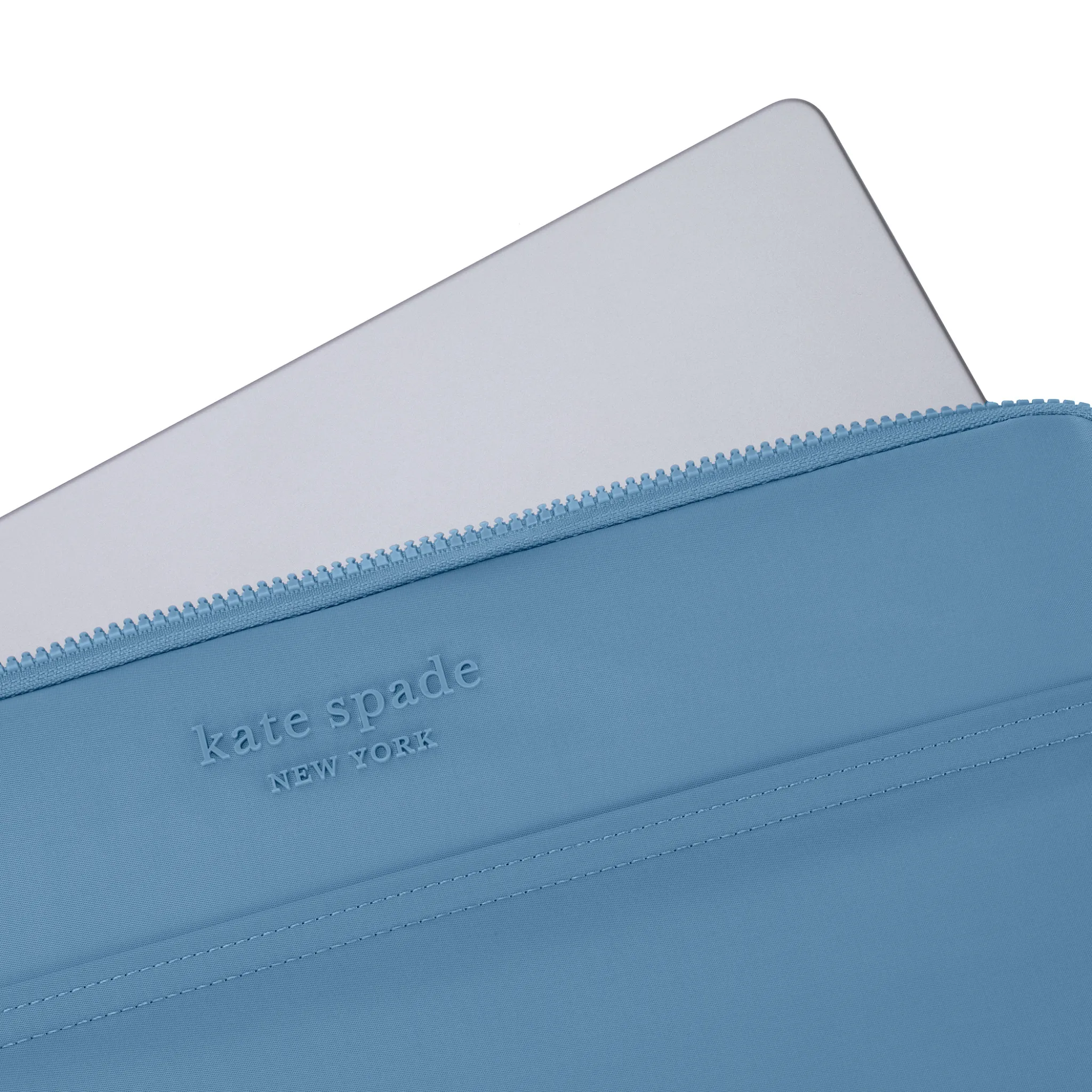 ซองใส่แล็ปท็อป Kate Spade New York รุ่น Puffer Sleeve - 14 inch Laptop - ลาย Dusty Blue
