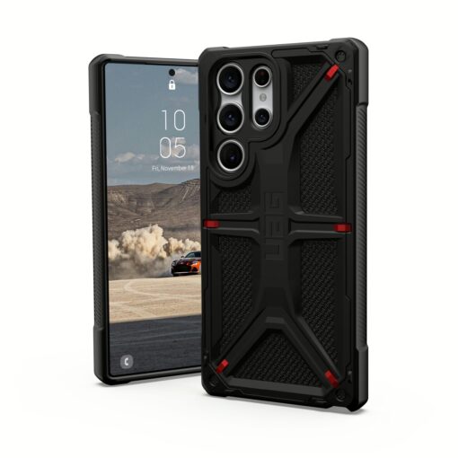UAG รุ่น Monarch - เคส Galaxy S23 Ultra - ลาย Kevlar Black - Image 2
