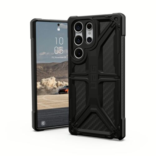 UAG รุ่น Monarch - เคส Galaxy S23 Ultra - ลาย Carbon Fiber - Image 4