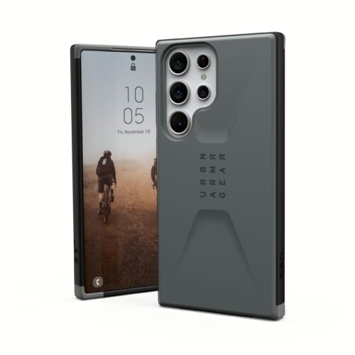 UAG รุ่น Civilian - เคส Galaxy S23 Ultra - สี Silver - Image 2