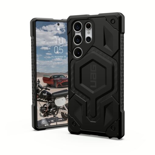 UAG รุ่น Monarch Pro - เคส Galaxy S23 Ultra - ลาย Carbon Fiber - Image 2