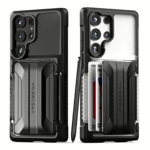 VRS รุ่น Neo Flip - เคส Galaxy S23 Ultra - สี Black/Black