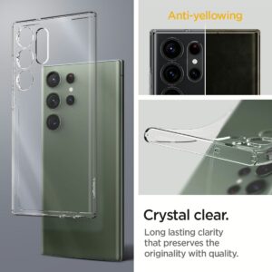 Spigen รุ่น Liquid Crystal - เคส Galaxy S23 Ultra - สี Crystal Clear