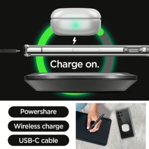 Spigen รุ่น Ultra Hybrid - เคส Galaxy S23 Ultra - สี Crystal Clear