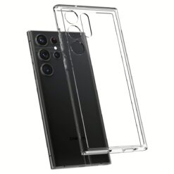 Spigen รุ่น Ultra Hybrid - เคส Galaxy S23 Ultra - สี Crystal Clear