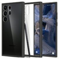 Spigen รุ่น Ultra Hybrid - เคส Galaxy S23 Ultra - สี Matte Black