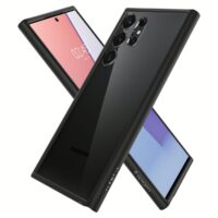 Spigen รุ่น Ultra Hybrid - เคส Galaxy S23 Ultra - สี Matte Black