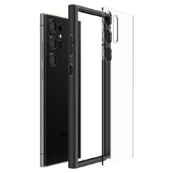 Spigen รุ่น Ultra Hybrid - เคส Galaxy S23 Ultra - สี Matte Black