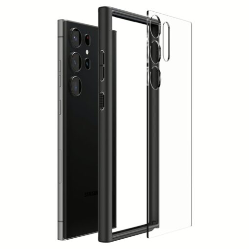 Spigen รุ่น Ultra Hybrid - เคส Galaxy S23 Ultra - สี Matte Black - Image 11