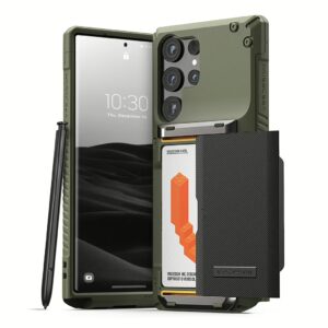 VRS รุ่น Damda Glide Pro - เคส Galaxy S23 Ultra - สี Green Groove