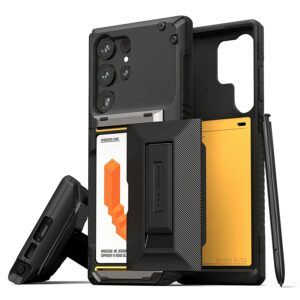 VRS รุ่น Damda Glide Hybrid - เคส Galaxy S23 Ultra - สี Black