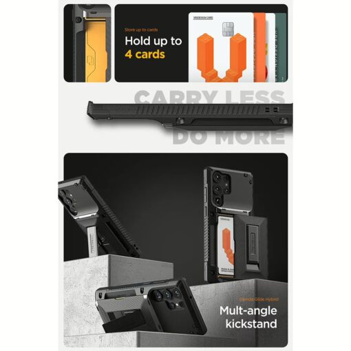 VRS รุ่น Damda Glide Hybrid - เคส Galaxy S23 Ultra - สี Black - Image 4