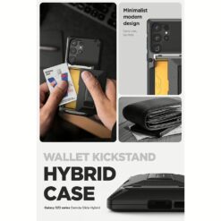 VRS รุ่น Damda Glide Hybrid - เคส Galaxy S23 Ultra - สี Black