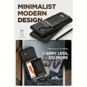 VRS รุ่น Damda Glide Hybrid - เคส Galaxy S23 Ultra - สี Black