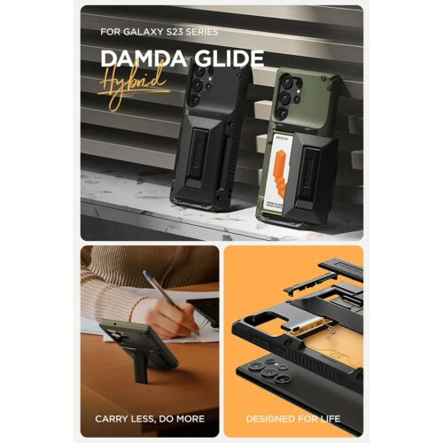 VRS รุ่น Damda Glide Hybrid - เคส Galaxy S23 Ultra - สี Black - Image 7