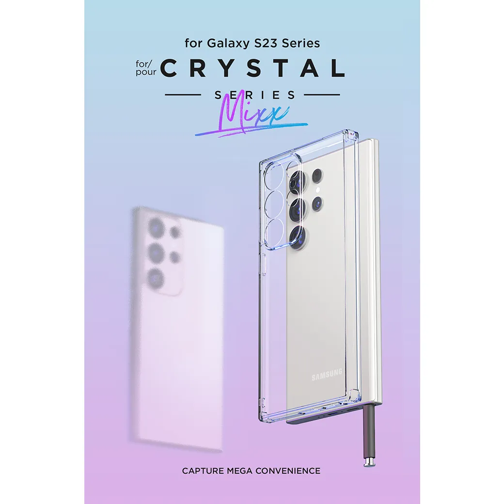 VRS รุ่น Crystal Mixx - เคส Galaxy S23 Ultra - สี Clear