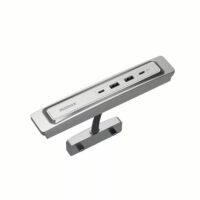 อุปกรณ์เชื่อมต่อในรถ Tesla (2021-2022 Model 3) Momax รุ่น Onelink 4 Port USB – สีเงิน