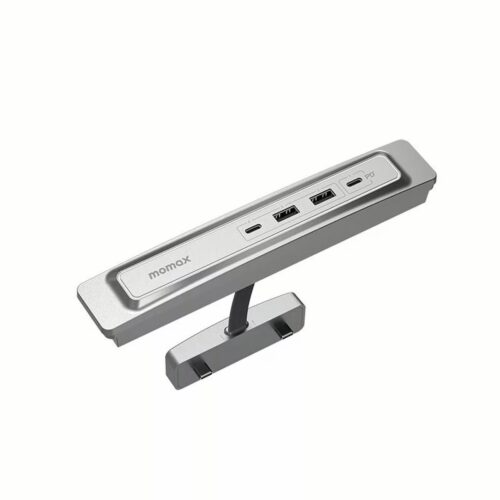 อุปกรณ์เชื่อมต่อในรถ Tesla (2021-2022 Model 3) Momax รุ่น Onelink 4 Port USB – สีเงิน