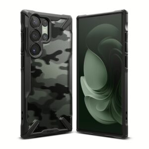 Ringke รุ่น Fusion X Design - เคส Galaxy S23 Ultra - สี Camo Black