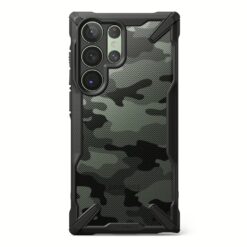 Ringke รุ่น Fusion X Design - เคส Galaxy S23 Ultra - สี Camo Black