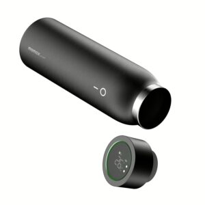 ขวดน้ำอัจฉริยะ Momax รุ่น Smart Bottle IoT Thermal Drinkware - สีดำ