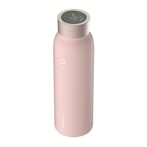 ขวดน้ำอัจฉริยะ Momax รุ่น Smart Bottle IoT Thermal Drinkware - สีชมพู - Image 3