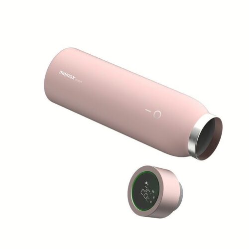 ขวดน้ำอัจฉริยะ Momax รุ่น Smart Bottle IoT Thermal Drinkware - สีชมพู - Image 5