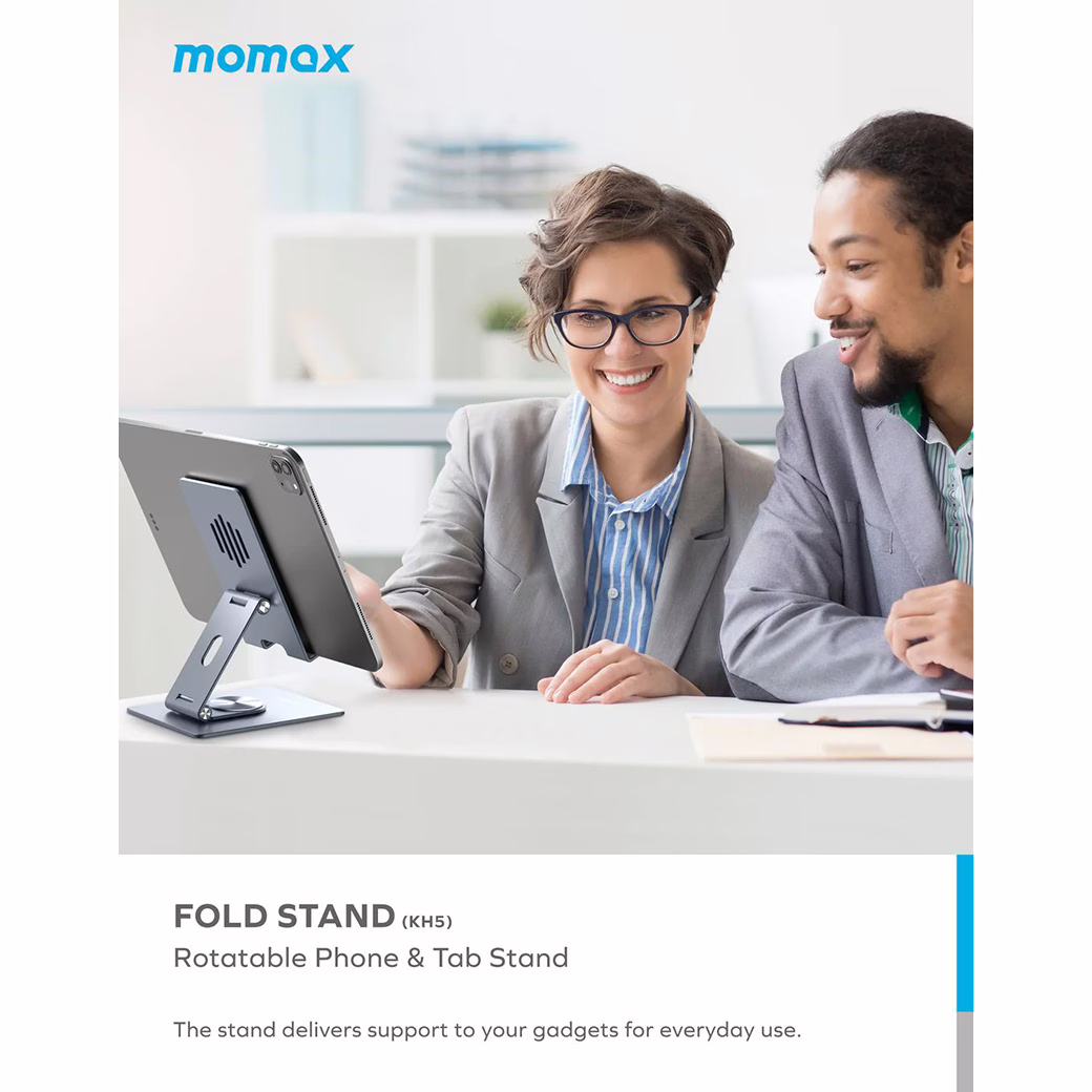แท่นวาง Momax รุ่น Fold Stand Rotatable Phone Tablet Stand - สี Purple
