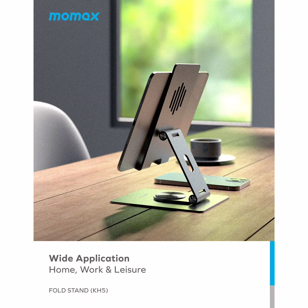 แท่นวาง Momax รุ่น Fold Stand Rotatable Phone Tablet Stand - สี Purple