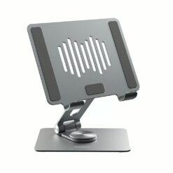 แท่นวาง Momax รุ่น Fold Stand Rotatable Laptop Stand - สีเทาสเปซเกรย์