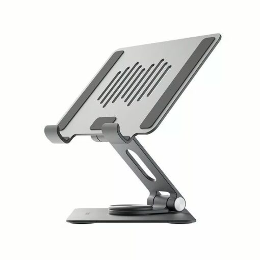 แท่นวาง Momax รุ่น Fold Stand Rotatable Laptop Stand - สีเทาสเปซเกรย์ - Image 3