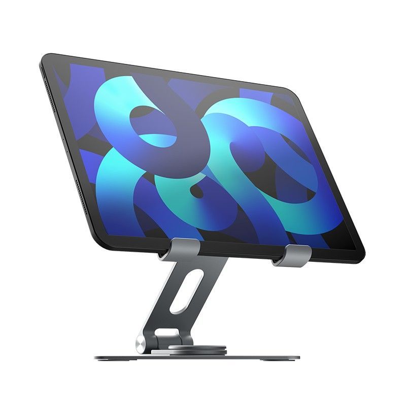 แท่นวาง Momax รุ่น Fold Stand Rotatable Laptop Stand - สีเทาสเปซเกรย์