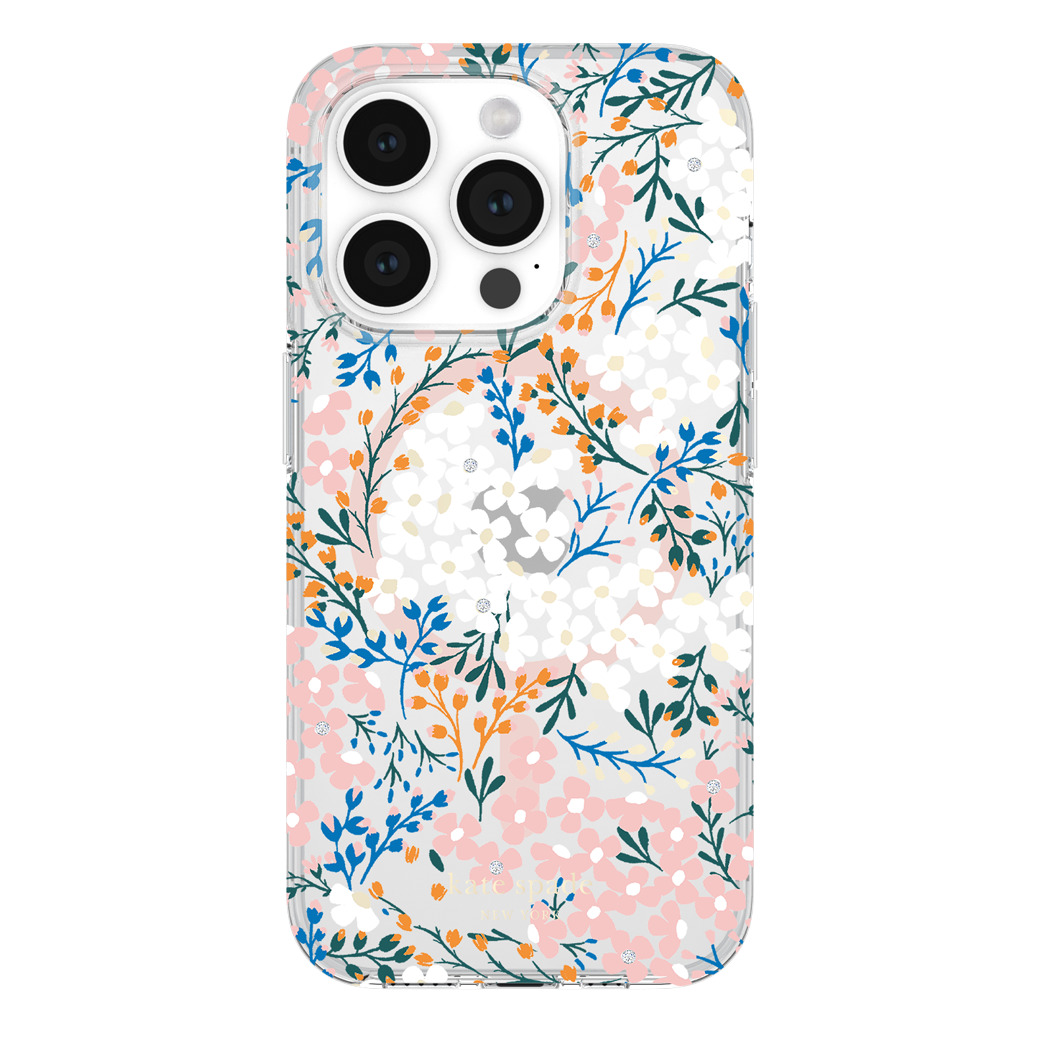 Kate Spade รุ่น Protective Case with MagSafe - เคส iPhone 15 Pro - สี Multi Floral