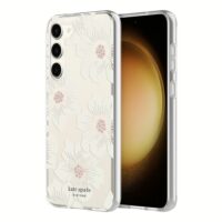 Kate Spade New York รุ่น Protective Hardshell - เคส Galaxy S23 Plus - ลาย Hollyhock Floral