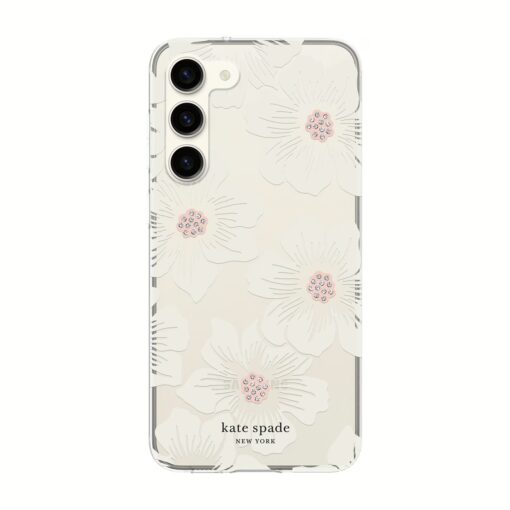 Kate Spade New York รุ่น Protective Hardshell - เคส Galaxy S23 Plus - ลาย Hollyhock Floral - Image 6