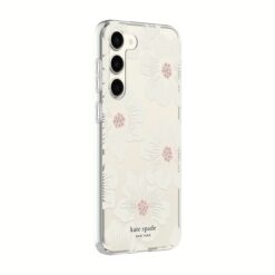 Kate Spade New York รุ่น Protective Hardshell - เคส Galaxy S23 Plus - ลาย Hollyhock Floral