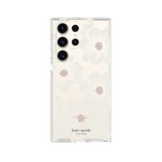 Kate Spade New York รุ่น Protective Hardshell - เคส Galaxy S23 Ultra - ลาย Hollyhock Floral