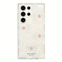 Kate Spade New York รุ่น Protective Hardshell - เคส Galaxy S23 Ultra - ลาย Hollyhock Floral