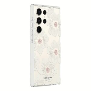 Kate Spade New York รุ่น Protective Hardshell - เคส Galaxy S23 Ultra - ลาย Hollyhock Floral