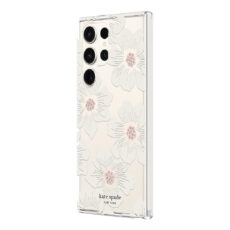Kate Spade New York รุ่น Protective Hardshell - เคส Galaxy S23 Ultra - ลาย Hollyhock Floral