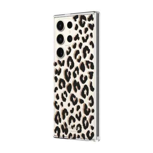 Kate Spade New York รุ่น Defensive Hardshell - เคส Galaxy S23 Ultra - ลาย City Leopard - Image 4