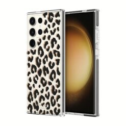 Kate Spade New York รุ่น Defensive Hardshell - เคส Galaxy S23 Ultra - ลาย City Leopard