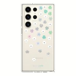 Kate Spade New York รุ่น Defensive Hardshell - เคส Galaxy S23 Ultra - ลาย Scattered Flowers